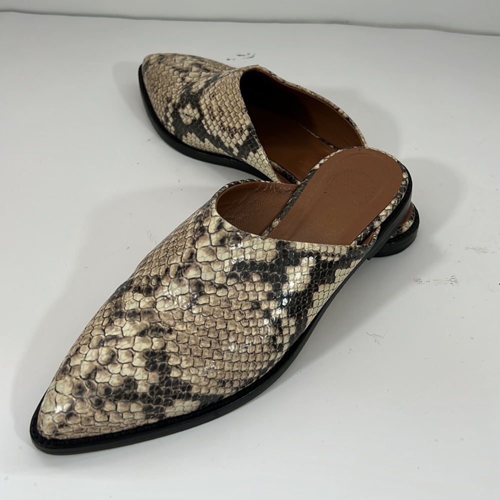 ATP atelier Snakeskin leather made in Italy mules - Picture 5 of 10